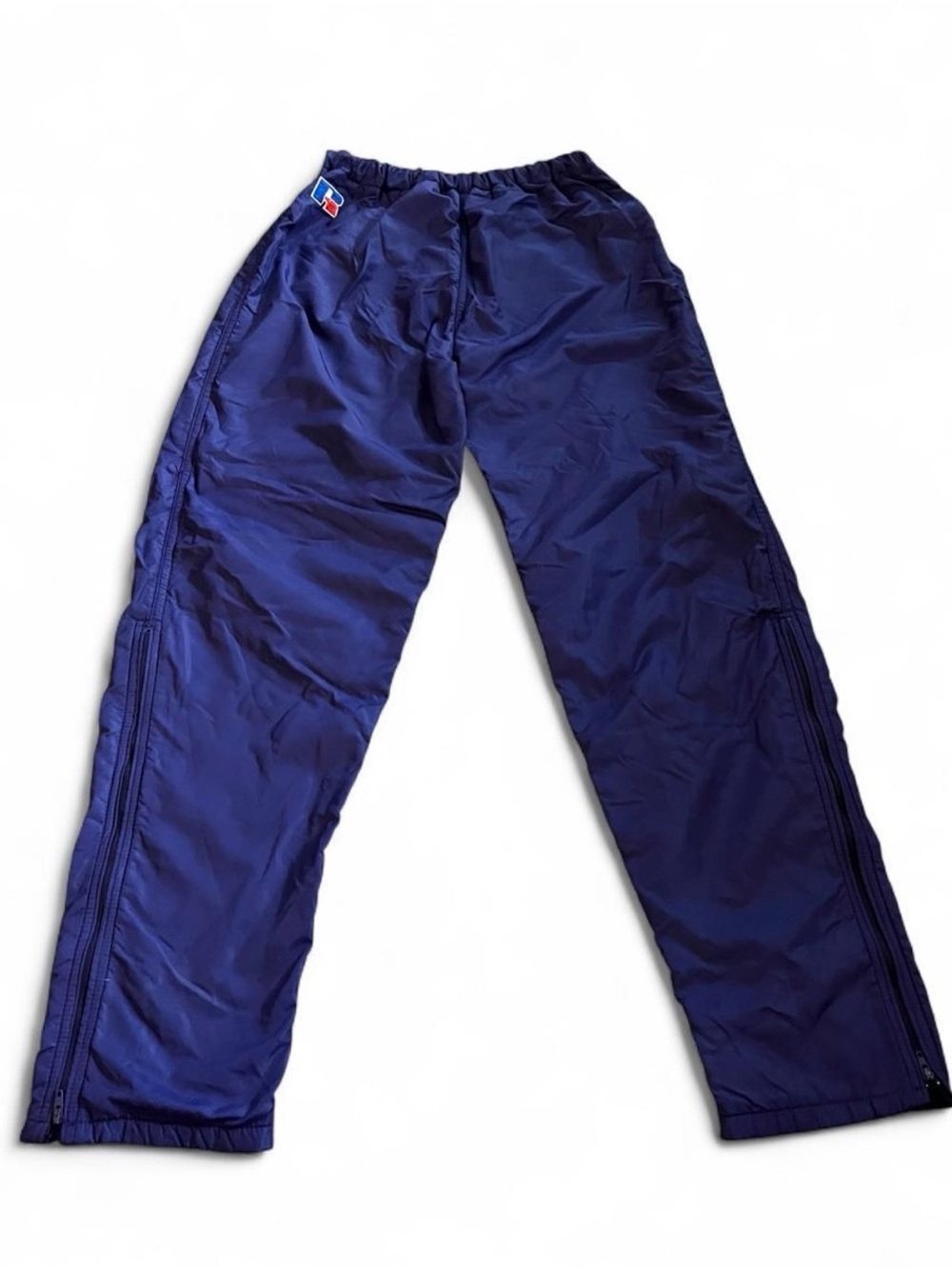VTG 90s Russell Athletic Track Pants Mens XS Purple Lined Warm Up